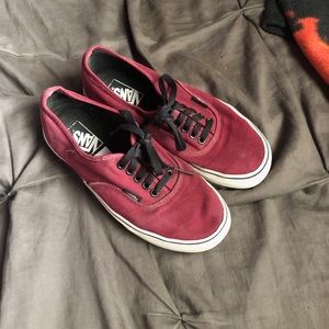 Maroon Vans